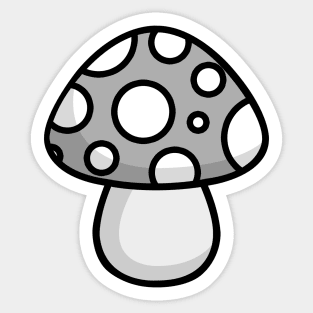 Grey Agaric Sticker